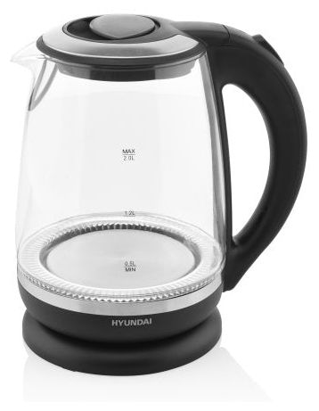 2,0 l Wasserkocher 2200 W (Schwarz, Transparent, Silber) VK745 
