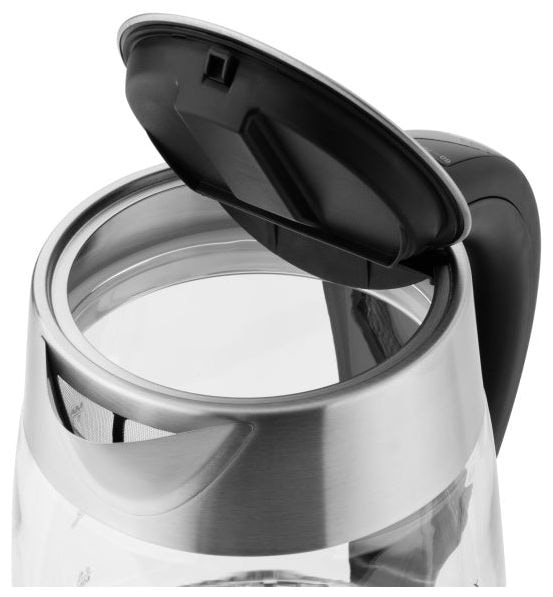 1,8 l Wasserkocher 2200 W (Schwarz, Transparent, Silber) VK792 