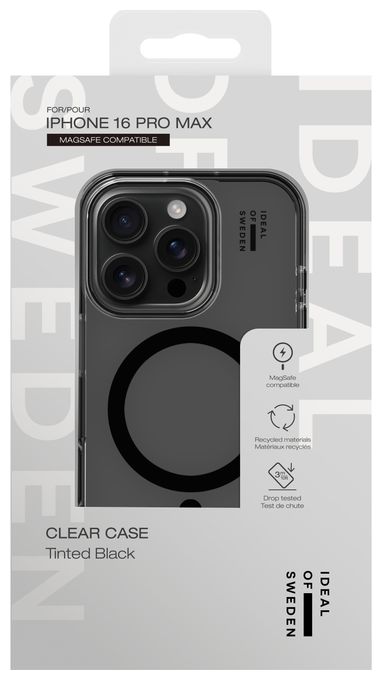 Cover für Apple iPhone 16 Pro Max  Clear Case MagSafe (Schwarz) 