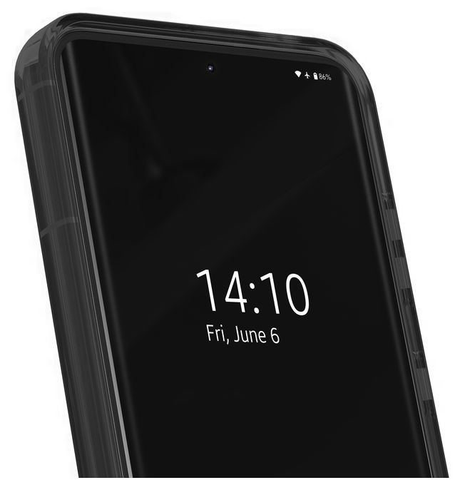 Cover für Samsung Galaxy S24/S25  Clear Case MagSafe (Schwarz) 