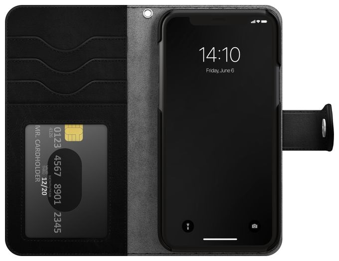 Geldbörsenhülle für Apple iPhone 13/14/16E  IDMWP-I2261-01 (Schwarz) 