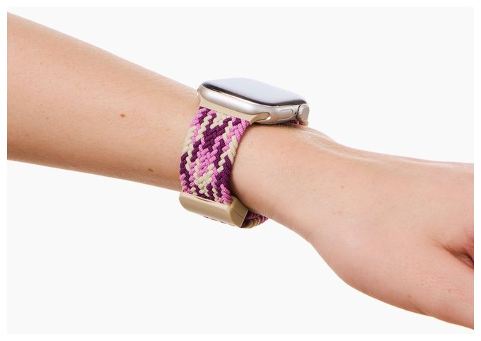 Armband 38 mm Apple Watch Series 1–3 40 mm Apple Watch Series 4–6 40 mm Apple Watch SE (1. – 3. Generation) 41 mm Apple Watch Series 7–9 42 mm Apple Watch Series 10–11 IDNWB-3842-605 