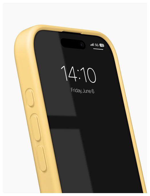 Silicone Case MagSafe für Apple iPhone 16 Pro (Soft Lemon) 