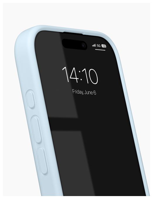 Silicone Case MagSafe Cover für Apple iPhone 17 (Light Blue) 