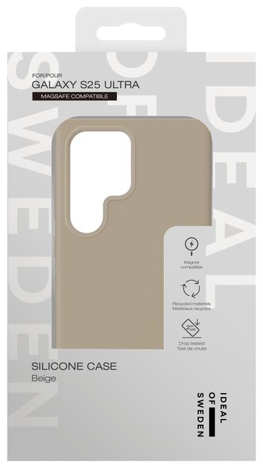 Silicone Case MagSafe für Samsung Galaxy S25 Ultra (Perfect Beige) 