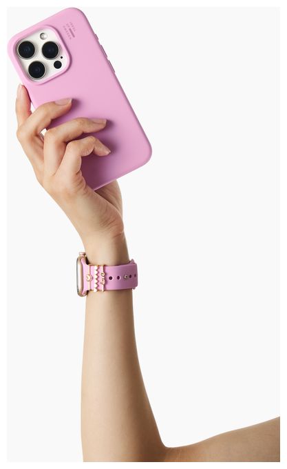 Armband 20 mm Apple Watch 38/40/41/42 (Series10) - M/L  IDSWB-3842-ML-498 (Pink) 