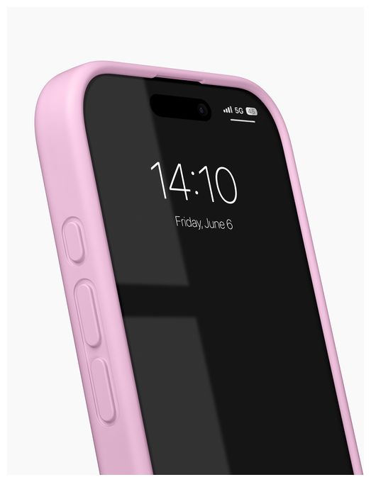 Silicone Case MagSafe Cover für Apple iPhone 16 (Bubblegum Pink) 