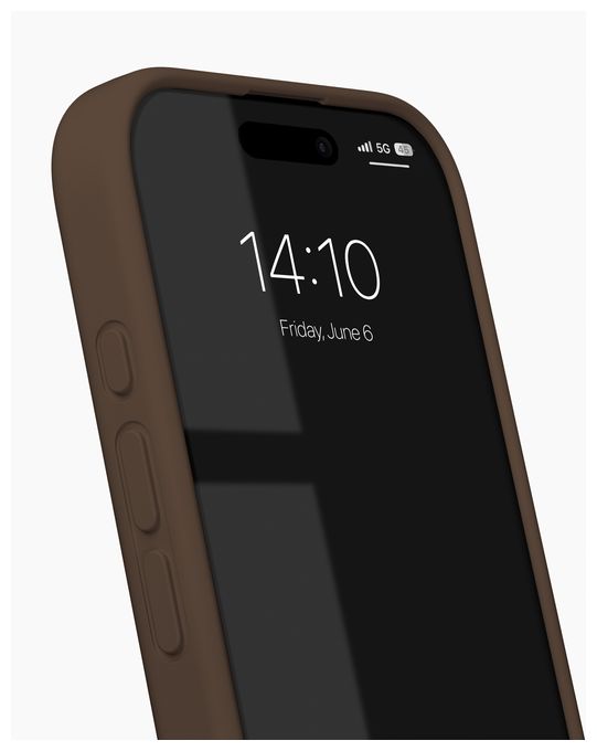 Silicone Case MagSafe Cover für Apple iPhone 16 (Mocha Mousse) 
