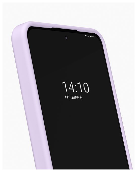 Silicone Case MagSafe für Samsung Galaxy A37 (Lavender Milk) 