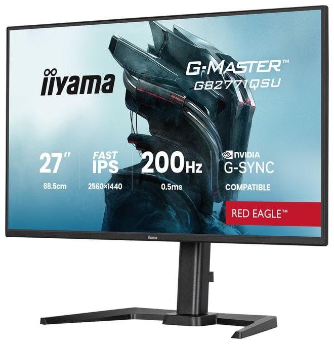 Quad HD Monitor 68,6 cm (27 Zoll) 16:9 350 cd/m²  G-Master GB2771QSU-B1 (Schwarz) 
