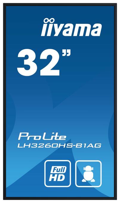 Full HD Monitor 80 cm (31.5 Zoll) 16:9 8 ms  ProLite LH3260HS-B1AG (Schwarz) 