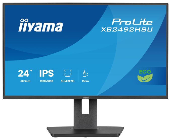 Full HD Monitor 60,5 cm (23.8 Zoll) 16:9 3 ms 300 cd/m²  ProLite XB2492HSU-B1 (Schwarz) 