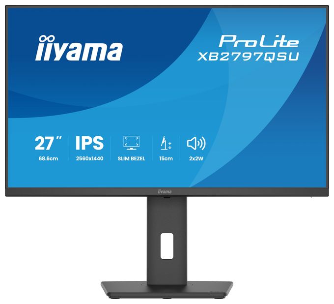 Quad HD Monitor 68,6 cm (27 Zoll) 16:9 1 ms 350 cd/m²  ProLite XB2797QSU-B1 (Schwarz) 