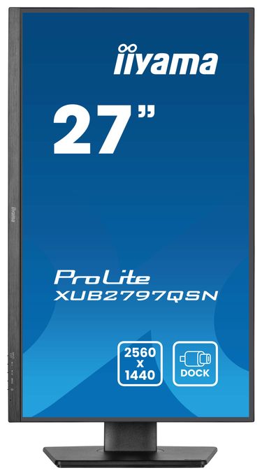 Quad HD Monitor 68,6 cm (27 Zoll) 16:9 1 ms 300 cd/m²  ProLite XUB2797QSN-B2 (Schwarz) 