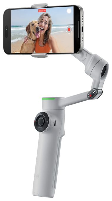 Stativ Gimbal für Smartphone faltbar Bluetooth  Flow Pro (Grau) 