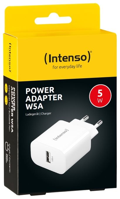1x USB-A Adapter weiß 