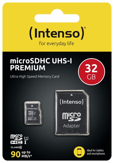 MicroSDHC Speicherkarte 32 GB Class 1 (U1) Klasse 10 3423480 