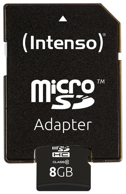 MicroSDHC Speicherkarte 8 GB Klasse 10 3413460 