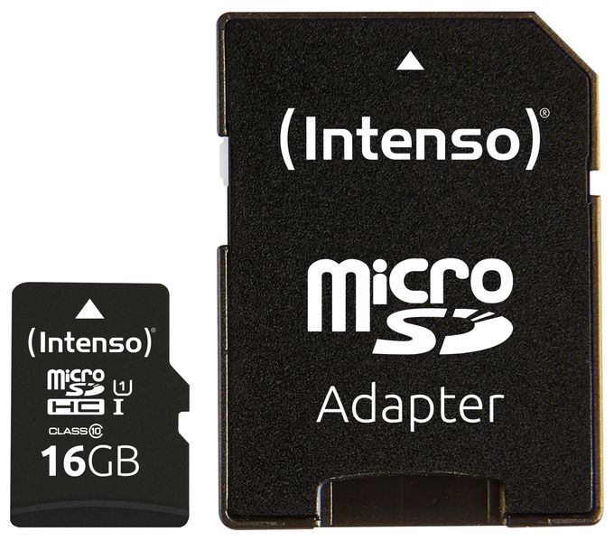 MicroSD Speicherkarte 16 GB Class 1 (U1) Klasse 10 3424470 