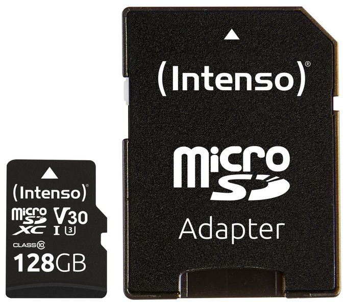 MicroSDXC Speicherkarte 128 GB U3 Klasse 10 3433491 Professional 