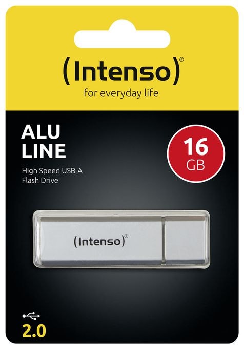USB Typ-A Stick 16 GB  Alu Line (Silber) 