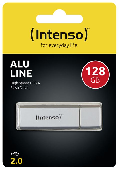 USB Typ-A Stick 128 GB  Alu Line (Silber) 