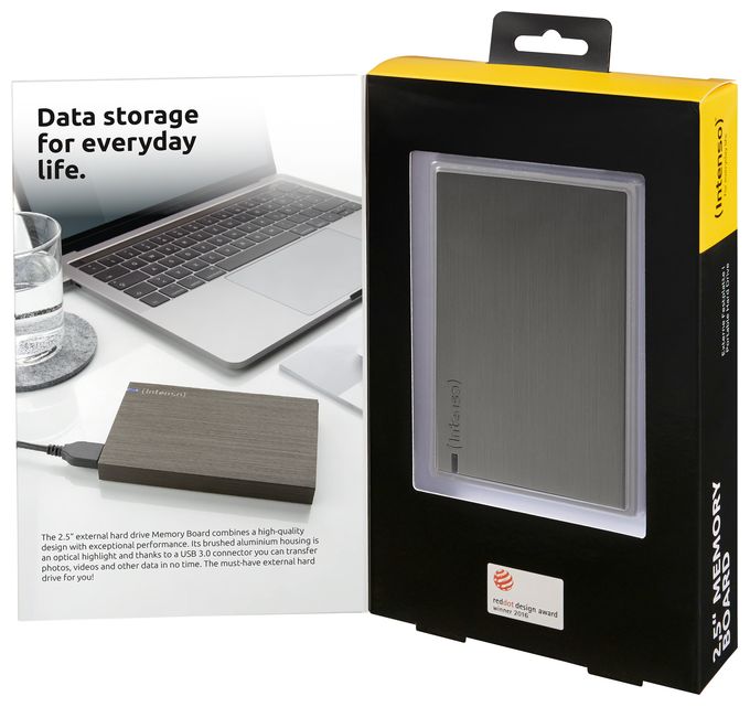 2 TB externe Festplatte 2.5"  Memory Board (Anthrazit) 
