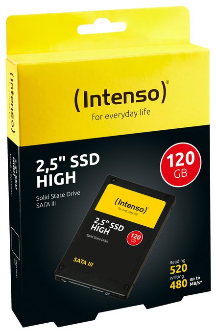 120 GB SSD Serial ATA III 2.5"  Performance (Schwarz) 