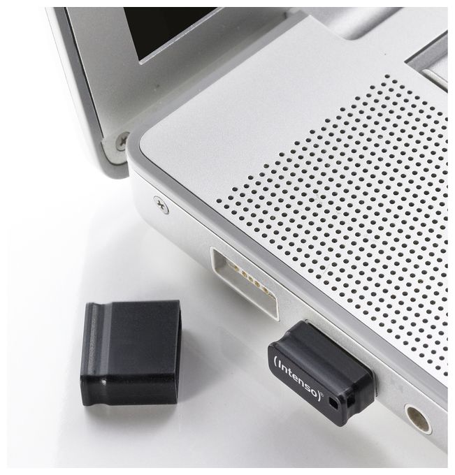 USB Typ-A Stick 16 GB  Slim Line (Schwarz) 