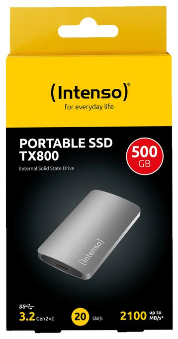 500 GB SSD  TX800 (Anthrazit) 