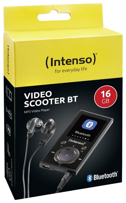 MP3 Spieler 16 GB  Video Scooter (Schwarz) 