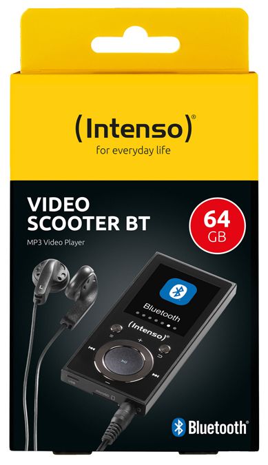 MP4-Player 64 GB  Video Scooter BT (Schwarz) 