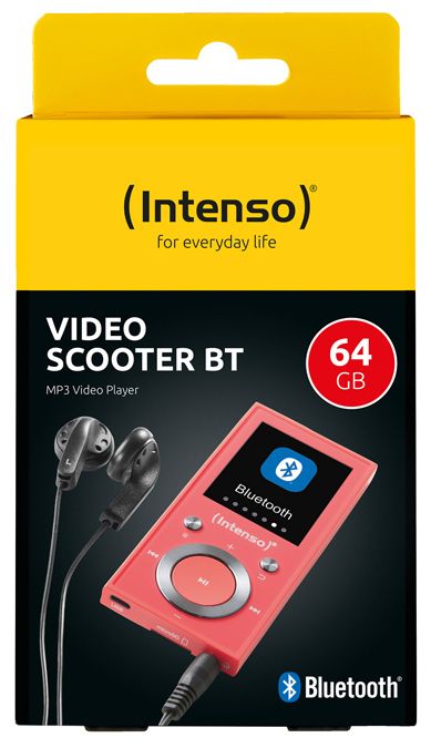 MP3 Spieler 16 GB  Video Scooter BT (Pink) 