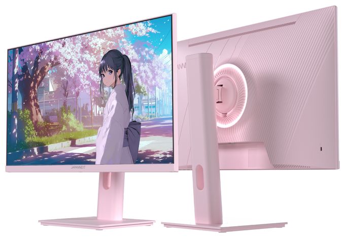 Full HD Monitor 60,5 cm (23.8 Zoll) 16:9 0,5 ms 300 cd/m²  JN-I238FHD120F-HSP-PK (Pink) 