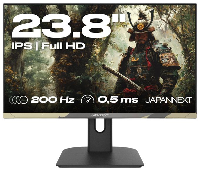 Full HD Monitor 61 cm (24 Zoll) 16:9 0,5 ms 400 cd/m²  JN-IPS238FHD200F-HSP-CAMO (Schwarz) 