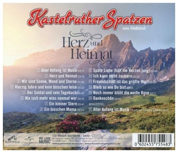 Kastelruther Spatzen - Herz und Heimat 