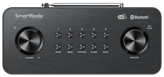 Bluetooth DAB+, FM Radio Internet  CR-ST100S-B (Schwarz) 