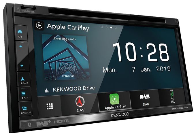 17,1 cm (6.75 Zoll) Navigationsgerät 16 GB Nordeuropa, Südeuropa DNX5190DSE3 