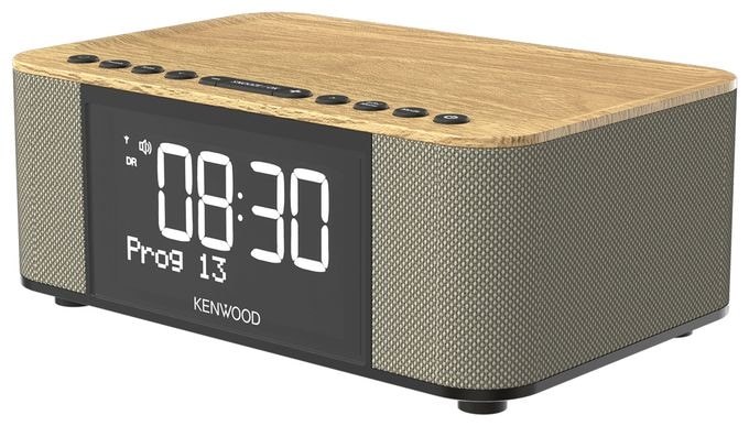 Bluetooth DAB+, FM Radio Uhr (Beige, Schwarz, Holz) CR-ST40DAB-M 