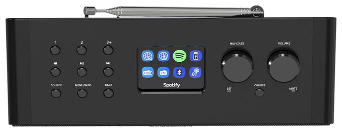 Bluetooth DAB+, FM Radio Internet  CR-ST90S-B (Schwarz) 