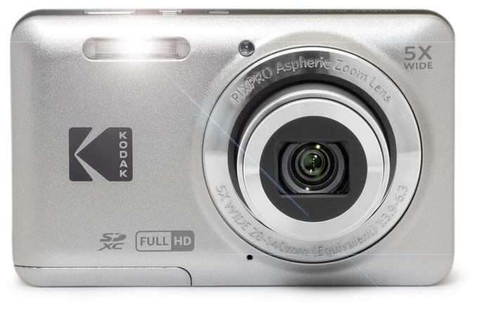Kompaktkamera 5x Opt. Zoom  Pixpro FZ55 (Silber) 