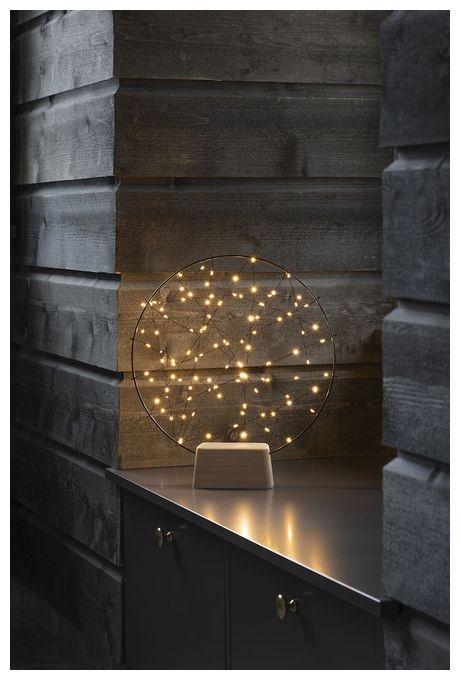 LED Ultra-Warmweiß(2200K) Bernstein 1783-787	Metallsilhouette Ring Holz 