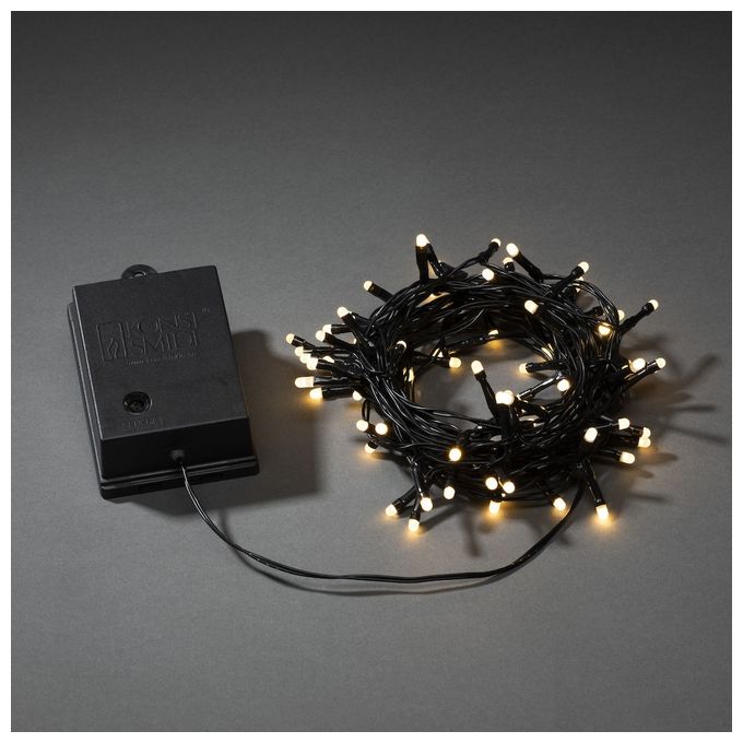 LED 7900 mm Ultra-Warmweiß(2500K) Warmweiß Batterie/Akku 3728-130	Lichterkette 80 