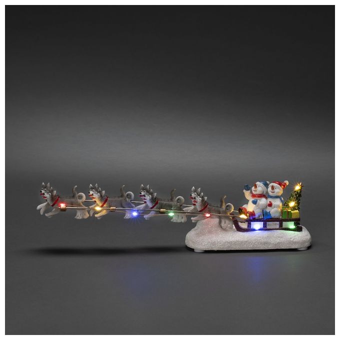 LED Multi Batterie/Akku 4242-000	 Schneemänner mit Schlitten 
