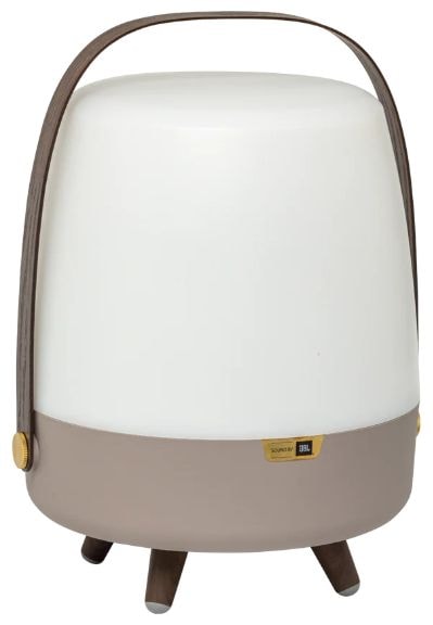 10 W Bluetooth Lautsprecher Laufzeit bis 11 h  Lite-up Play 2.0 (Beige, Weiß, Holz) 