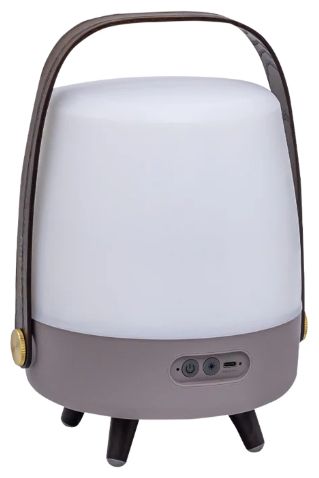 8 W Bluetooth Lautsprecher Laufzeit bis 11 h  Lite-up Play Mini (Beige, Weiß, Holz) 