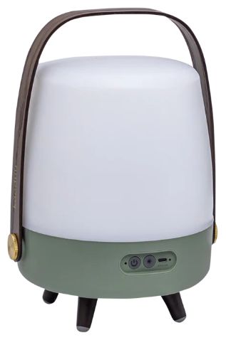 8 W Bluetooth Lautsprecher Laufzeit bis 11 h  Lite-up Play Mini (Grün, Weiß, Holz) 
