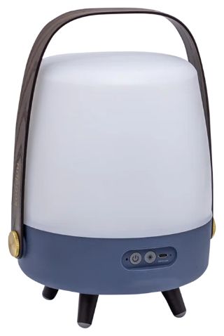 8 W Bluetooth Lautsprecher Laufzeit bis 11 h  Lite-up Play Mini (Blau, Weiß, Holz) 