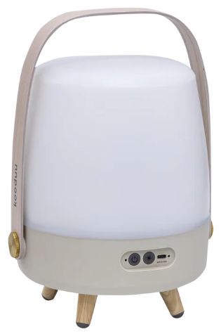 8 W Bluetooth Lautsprecher Laufzeit bis 11 h  Lite-up Play Mini (Sand, Weiß, Holz) 