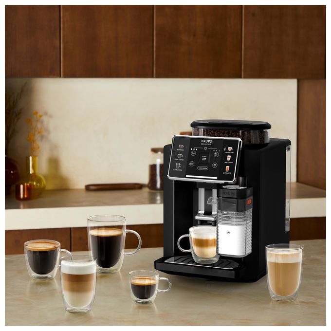 Kaffeevollautomat  EA9128D Sensation Milk (Schwarz) 
